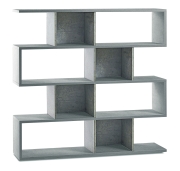 Sarmog Libreria modulare h150 l150 kit cod. Db324k Cemento Cemento