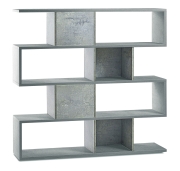 Sarmog Libreria modulare h150 l150 kit cod. Db324k Cemento Cemento