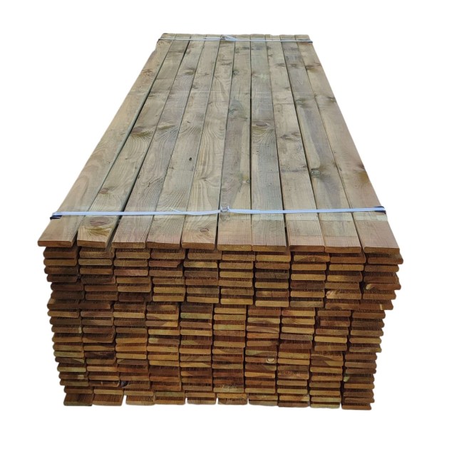 Pavimento in legno per Esterno Decking in Legno di Pino Impregnato in Autoclave - Brico Legno Store
