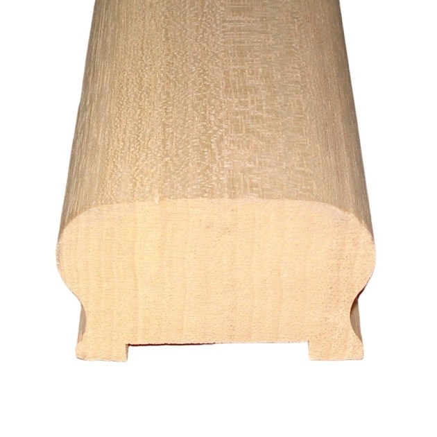 Corrimano Passamano in Ayous Massello mm 65 x 42 x 3000