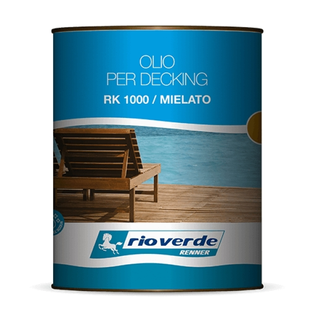 Hi-Deck Hydro Oil per decking da 0,750 lt Renner Rio Verde