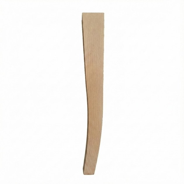Gamba Tavolino Legno Faggio grezza a Sciabola