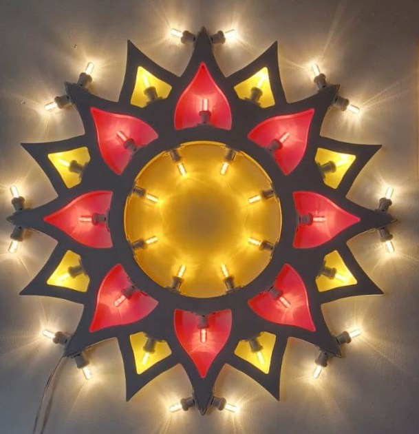 Telaio per Luminaria Sag. 27 Diametro mm 590 - Sagoma Sole