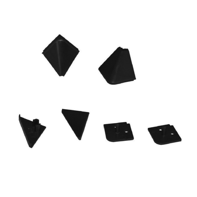 Kit-Accessori-Tappi-Alzatina-Nero-per-Top-Cucina