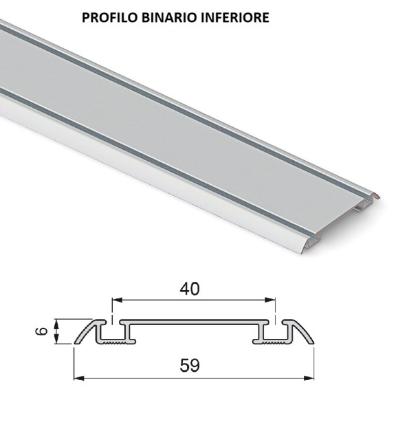Kit-Scorrevole-Armadio-due-Ante-PLACARD-EMUCA-binario-inferiore