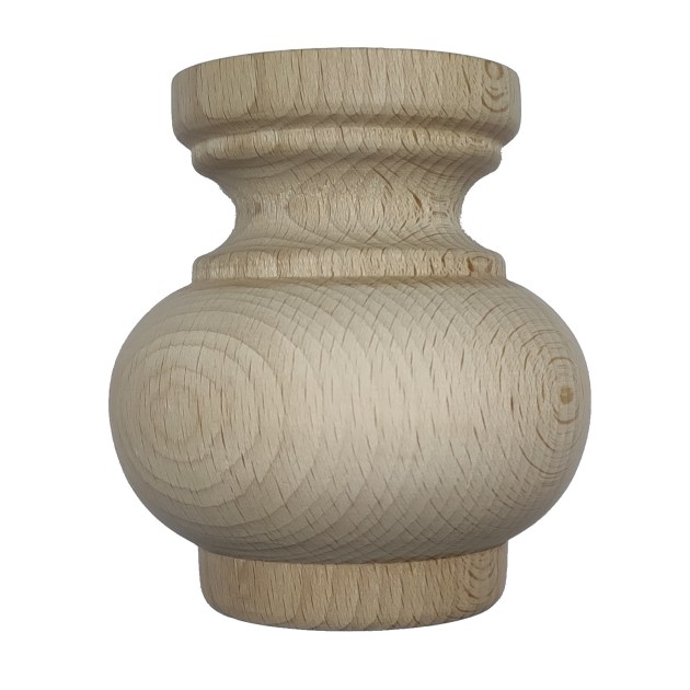 Piede Faggio per Mobili ø93 x 100 mm