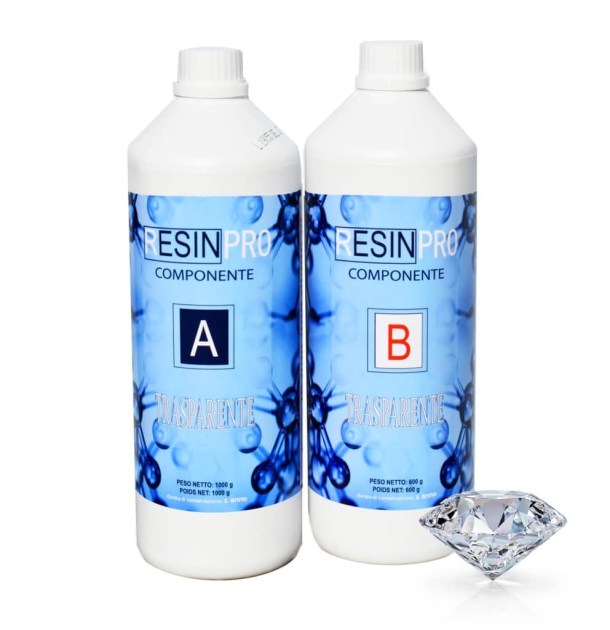 Resina Epossidica Trasparente Atossica Multiuso Resin Pro