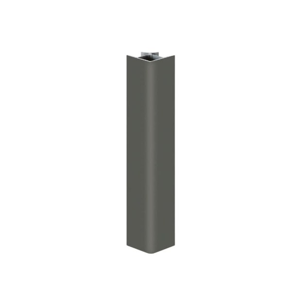 Angolo 90° per Zoccolo da Cucina e Mobili H 12 cm colore ANTRACITE