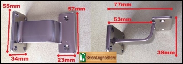 Supporto per corrimano V77 Enrico Casiraghi