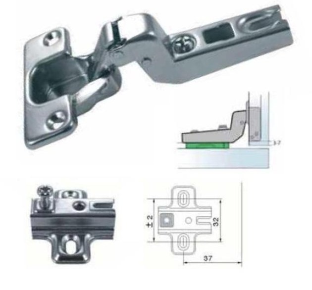 Cerniera Incoll 110° Collo 15 Box 35 mm