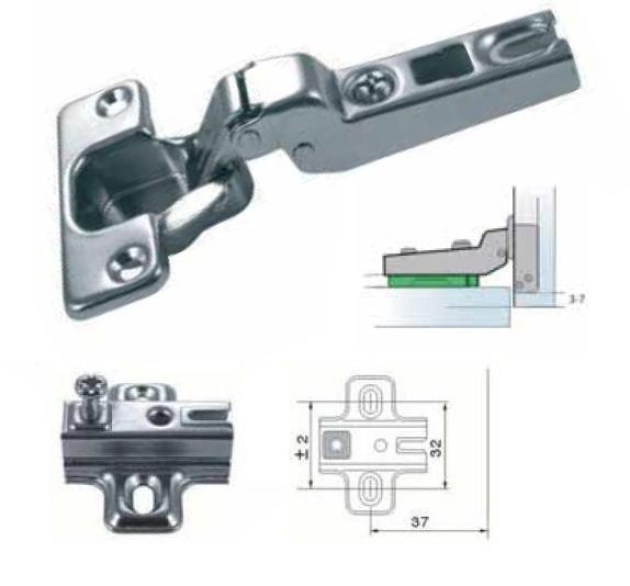 Cerniera Incoll 110° Collo 8 Box 35 mm