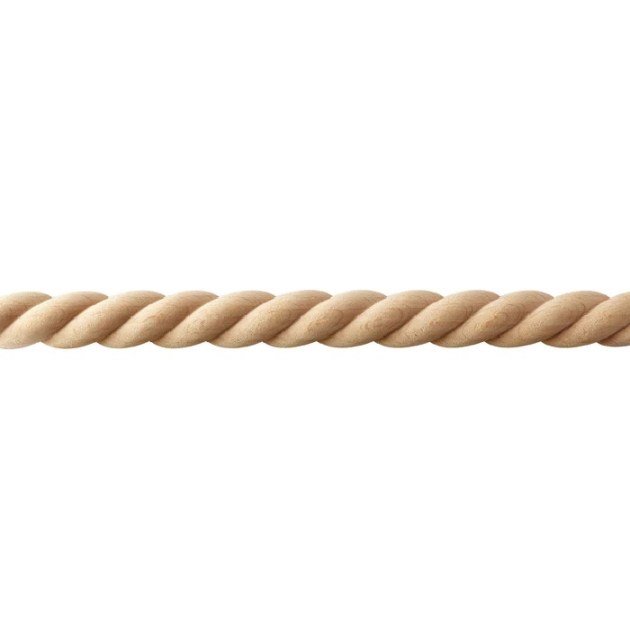 Cornice Intagliata in Legno di Faggio 11 x 6 mm