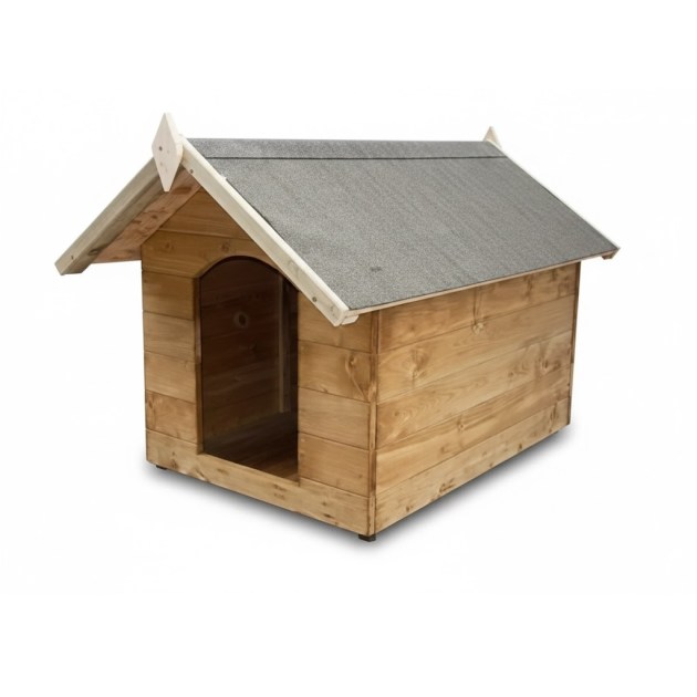 Cuccia in legno per cani con tetto apribile mm 1030 x 675 x 685 H