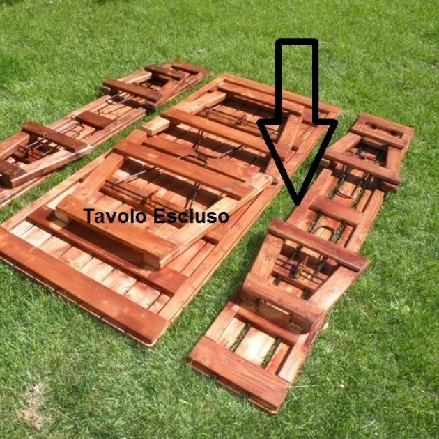 Tavolo Birreria Con Panche Chiudibile 8 + 2 posti BEER