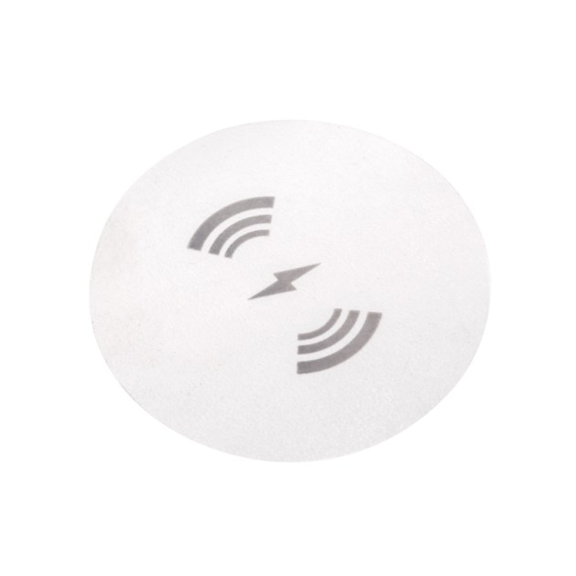 Emuca Caricatore wireless nascosto per mobile Airtop 2, Ø60mm, 5V DC 2A (QI-10W), Plastica nera, Tecnoplastica