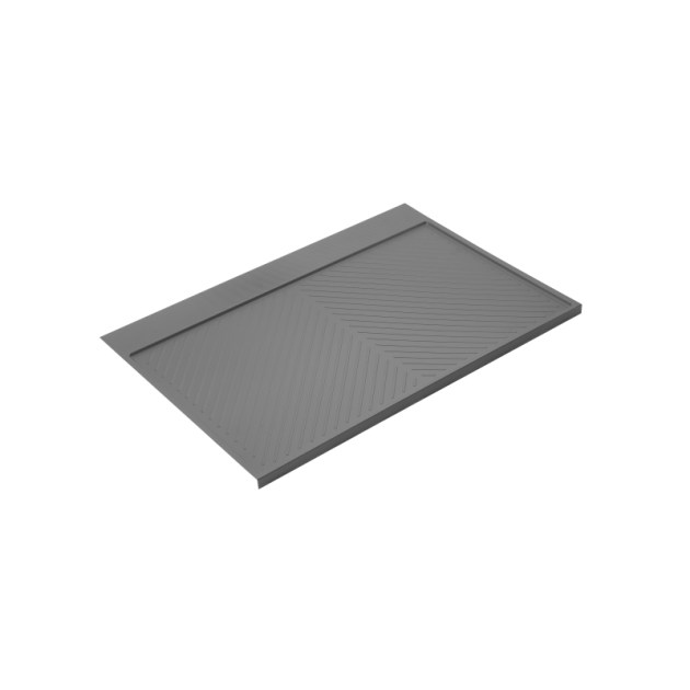 Emuca Fondi sotto lavello Sink, M90, 867x580mm, spessore della tavola 16mm, tagliabile, Tecnoplastica, Grigio antracite