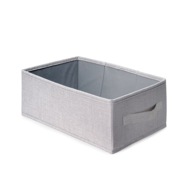 Emuca Kit vassoio con 3 cestelli e telaio con guide a chiusura morbida per armadio, regolabile, modulo 900mm, Grigio pietra