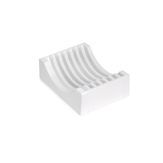 Emuca Organizer per piatti per mobile con capacità per 13 piatti, Tecnoplastica, Bianco