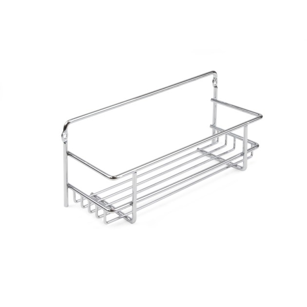 Emuca Set di 3 ripiani portaspezie Supra per mobili da cucina., Cromato brillo, Acciaio
