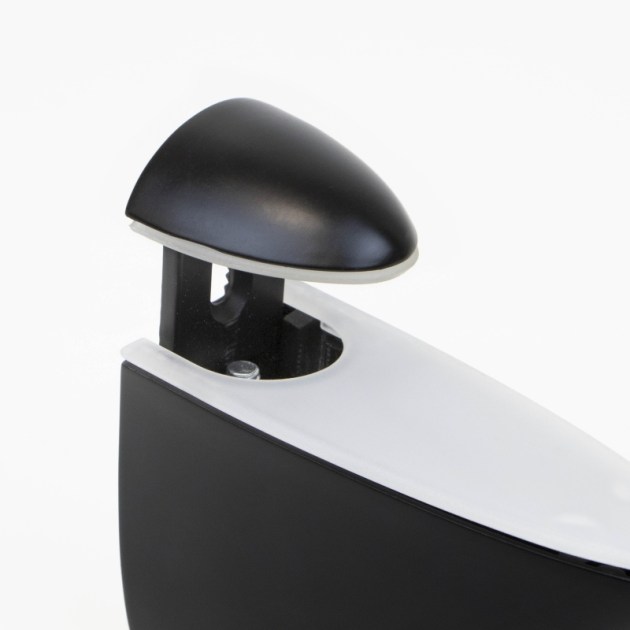 Emuca Set di mensole in legno o vetro Pelicano, Tecnoplastica e Zama, Verniciato nero