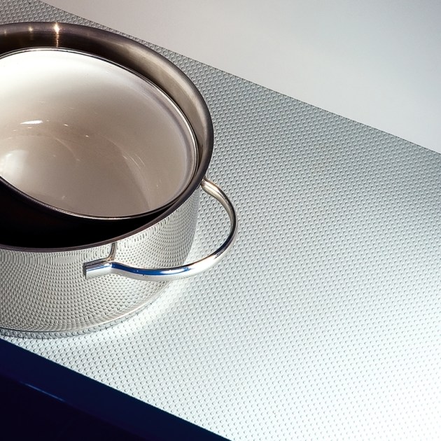 Emuca Tappeto antiscivolo per cassetti 1,5 m, Punteggiato, Plastica grigia, Tecnoplastica