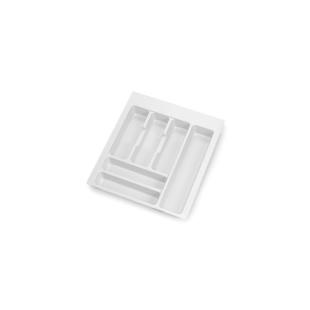 Emuca Portaposate Optima Vertex/Concept 500mm (Spalle 16mm), 450, Plastica bianca, Tecnoplastica