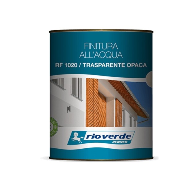 Finitura all'acqua Trasparente Renner Rio Verde Bricolegnostore