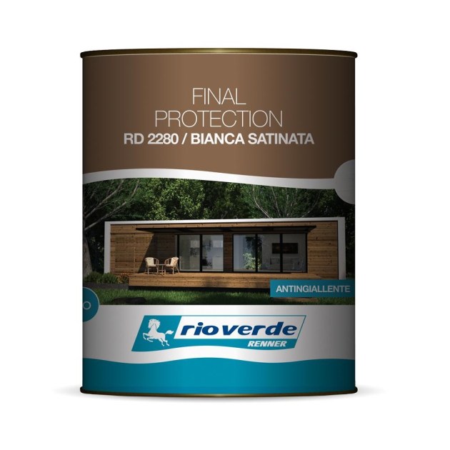 Flatting Finitura ad Acqua Bianco Satinato Final Protection Rio Verde Renner