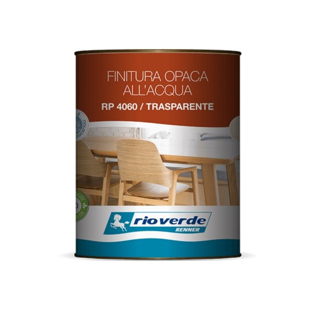 Fondo - Finitura ad acqua Trasparente Opaco o Lucido Rio Verde Renner