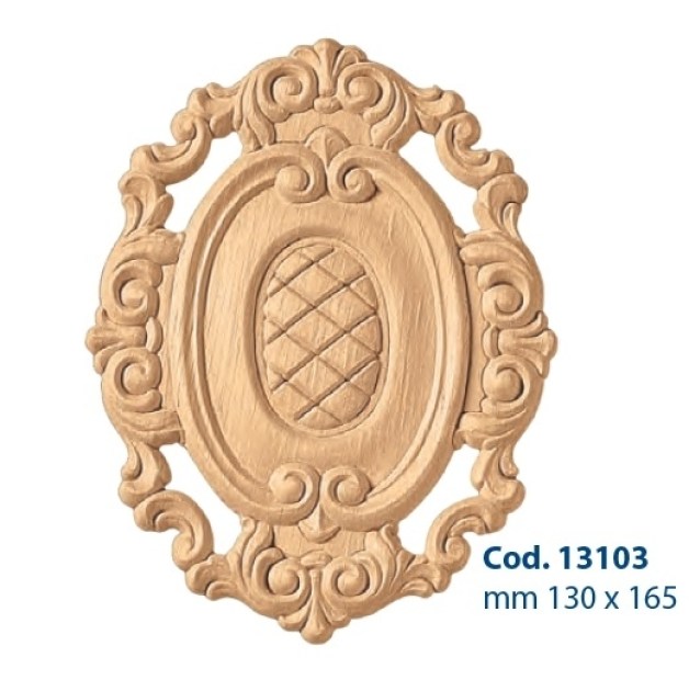 Fregio legno pressato cod. 13103