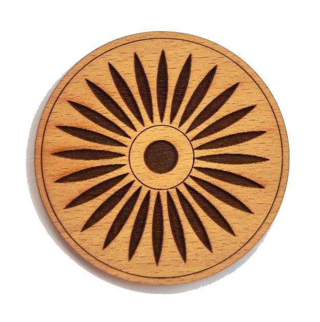 Fregio in Legno Intagliato e Inciso al Laser - cod. 014