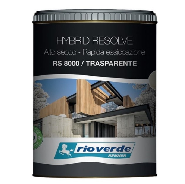 Impregnante Finitura Hybrid Resolve Rapida Essiccazione RS8000 Renner Rio Verde