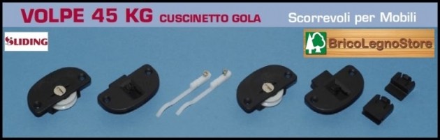 Kit accessori scorrevole mobili Volpe 45 g Sliding