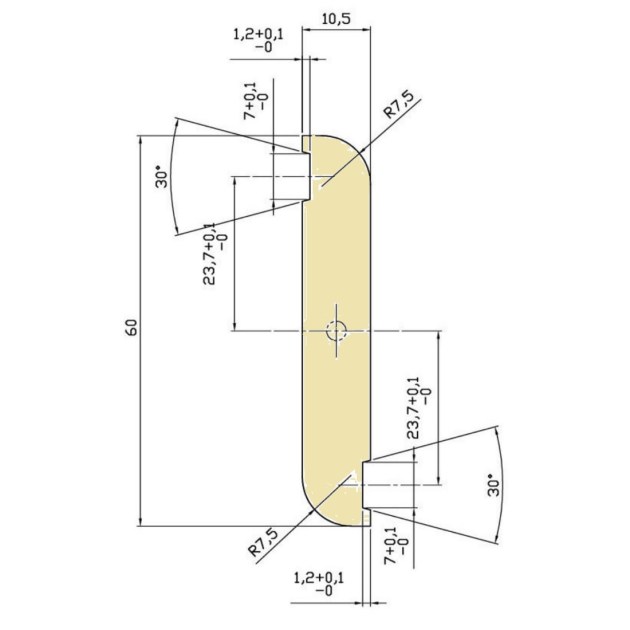 Meccanismo per persiane orientabili TIN LUX54