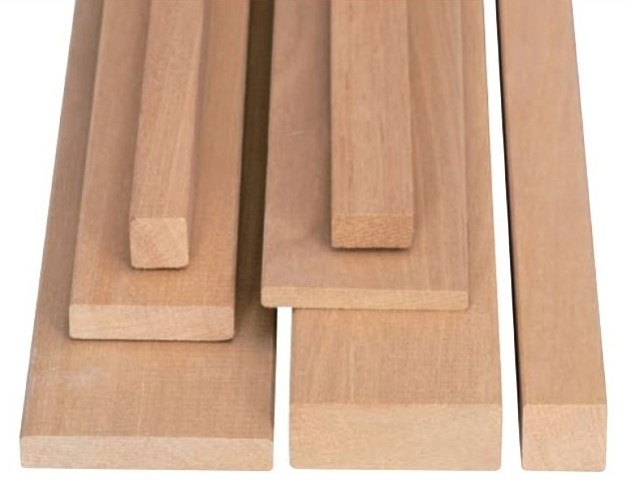 Listelli legno Noce Bahia Piallato