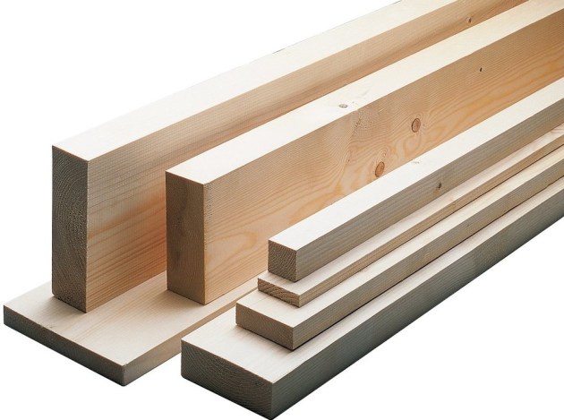Listello Abete Piallato 50 x 50 x 2250 mm