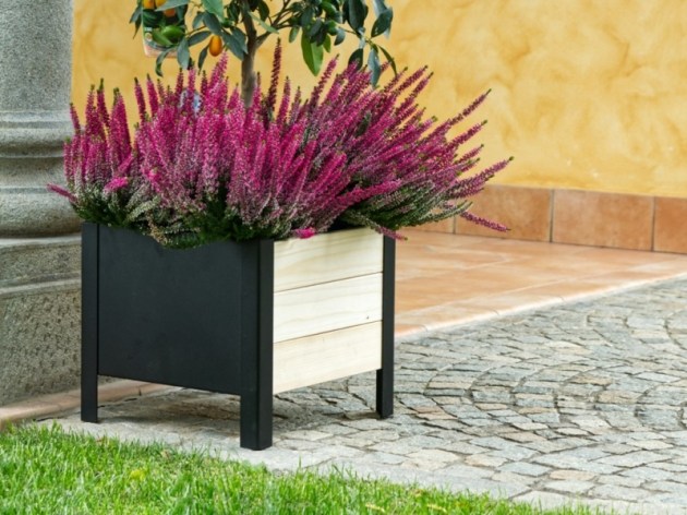 Fioriera lavanda cm 36x36x32h - Grigliati e fioriere - Losa Esterni da vivere