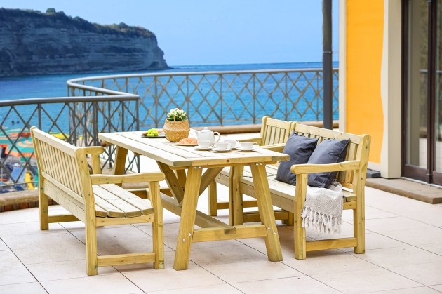 Tavolo ercole cm 240x90 - Relax in giardino - ESTERNI DA VIVERE