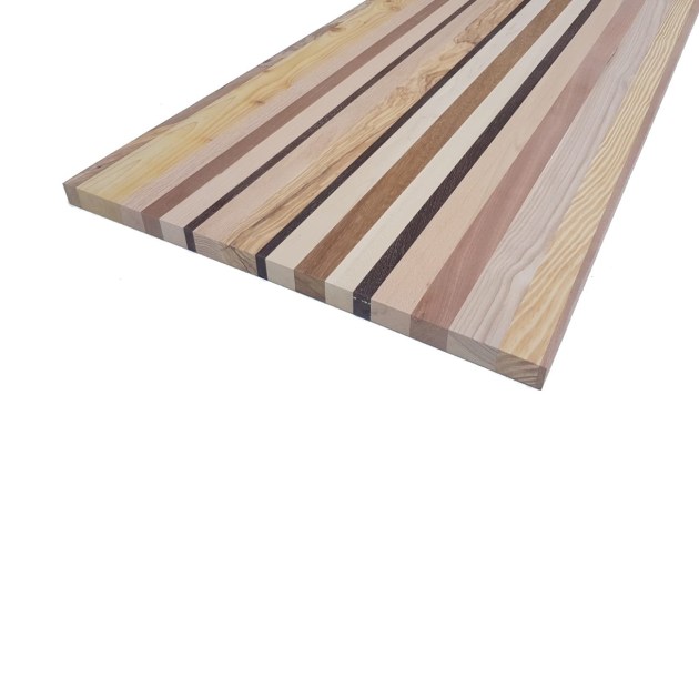Piano Tavolo In Legno Assemblato Varie Essenze Pregiate rif. 1