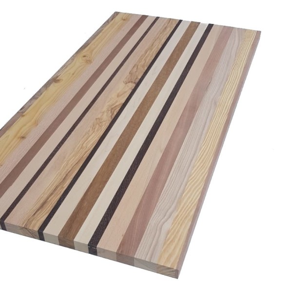 Piano Tavolo In Legno Assemblato Varie Essenze Pregiate rif. 1