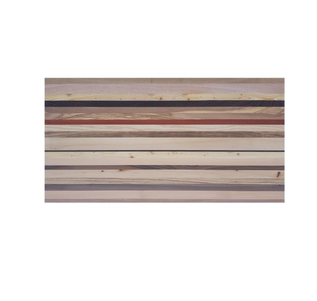 Piano Tavolo In Legno Assemblato Varie Essenze Pregiate cm 3 x 59 x 113