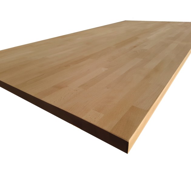 Piano Tavolo in Lamellare Faggio mm 40 x 1100 x 2200
