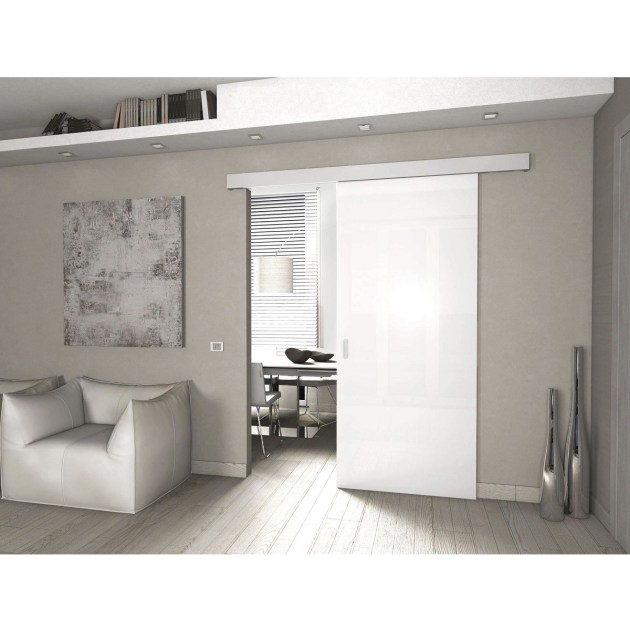 Kit scorrevole porte legno a mantovana alluminio CLASSIC - TERNOSCORREVOLI