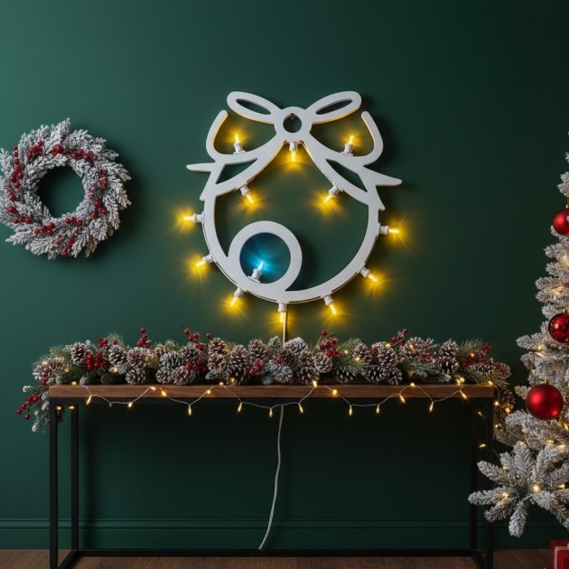 Telaio per Luminaria H 590 x L 590 mm Sag. 31 - Palla di Natale