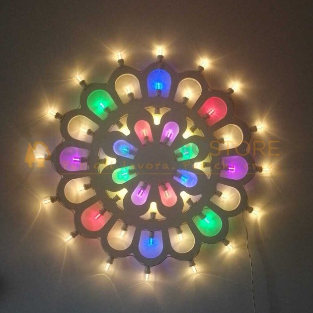Telaio per Luminaria Sag. 44 Diametro mm 800 - Bricolegnostore