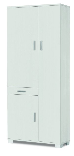 Sarmog Armadio 3 ante 1 cassetto kit  cod. 623k Bianco fiammato Bianco fiammato