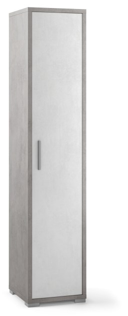 Sarmog Colonna 1 anta h182 l38 kit cod. Db364k Cemento Ossido bianco