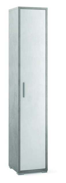 Sarmog Colonna 1 anta h199 l38 kit cod. Db384k Cemento Ossido bianco