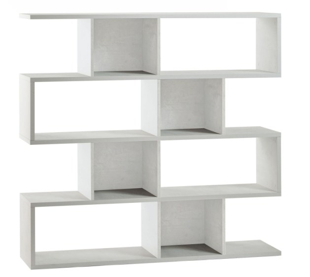 Sarmog Libreria modulare h150 l150 kit cod. Db324k Ossido bianco Ossido bianco