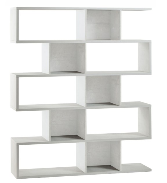 Sarmog Libreria modulare h178 l150 kit  cod. Db325k Ossido bianco Ossido bianco